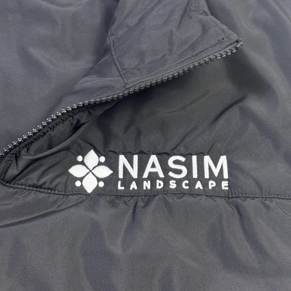 The‎ North Face Puffer Vest Mens XL Black Insulated Quilted Full Zip Logo